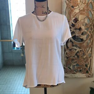 Michael Kors white peplum top